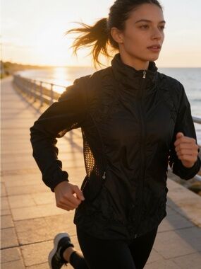 Lululemon Black Lightweight Running Jacket - Women
